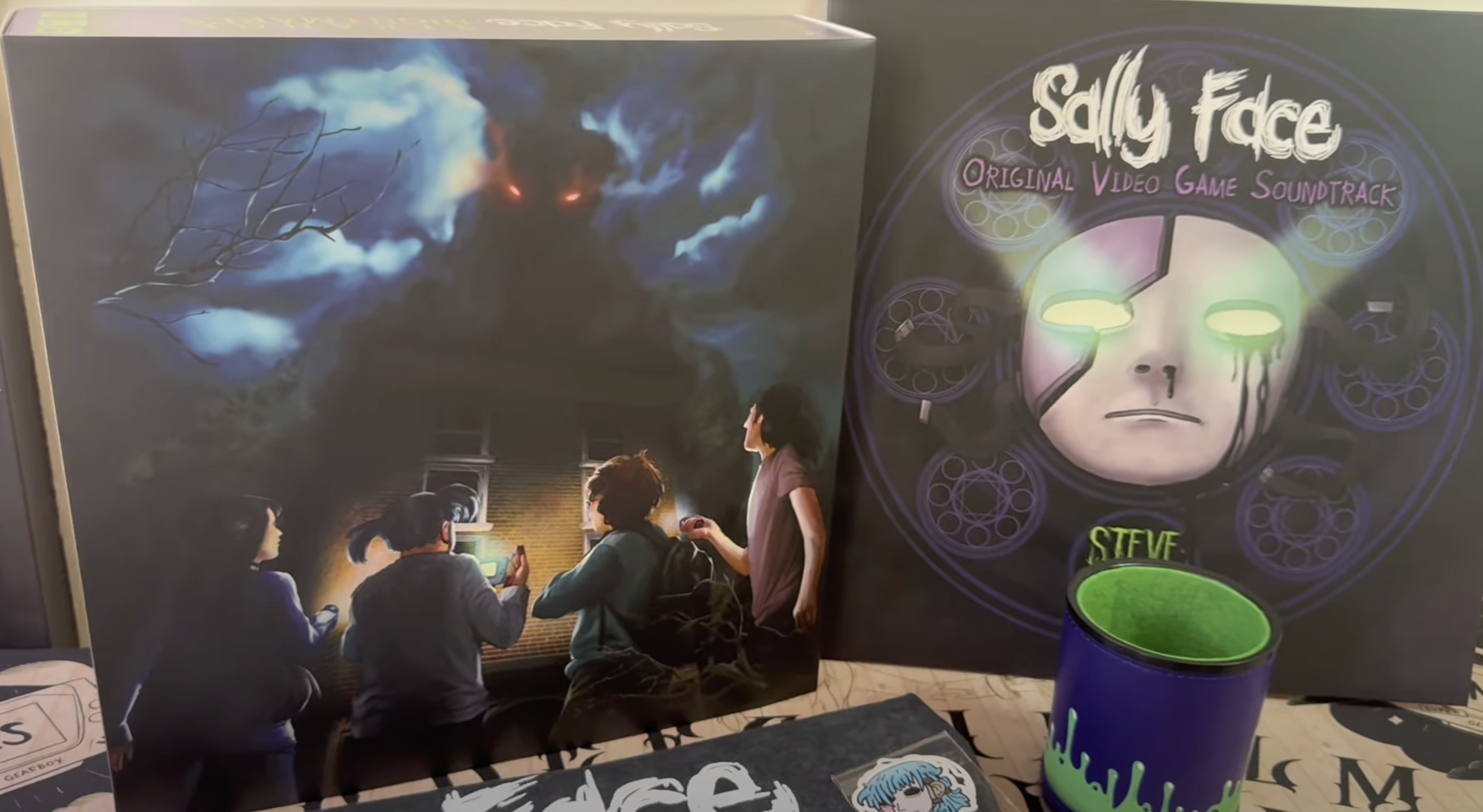 Unboxing Sally Face Merch and Board Game | Strange Nightmares Unboxing